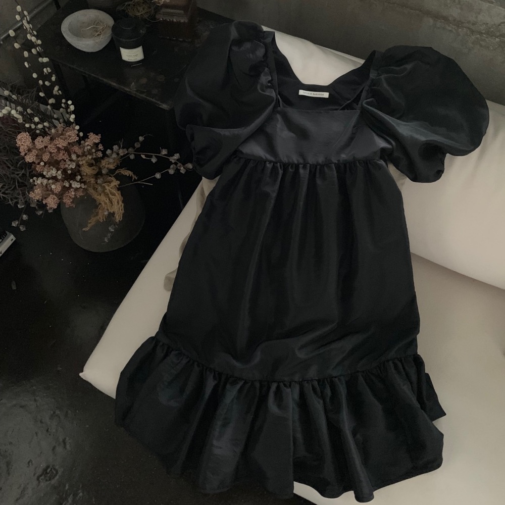 [Cecilie Bahnsen] Black Puff Dress